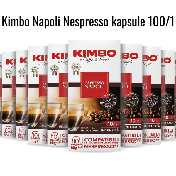 KIMBO Napoli Nespresso kapsule 100/1